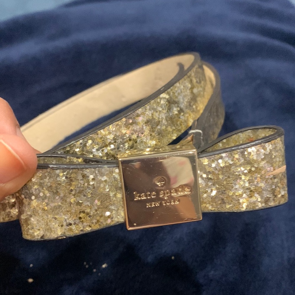 Authentic Kate Spade ♠️ Shimmery Belt - Picture 1 of 8